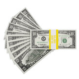 Money Prop 1990 Series $10 Bills Crisp $1,000 Full Print Stack