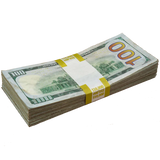 Money Prop New Style $100 Aged $10,000 Stack Full Print Stack Dependable Expendables Dallas Texas