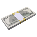 Money Prop - 2000 Series $100 Full Print Stack Back - Dependable Expendables