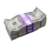 Money Prop - 2000 Series $20 Aged Full Print $6,000 Stacks Bundle - Dependable Expendables