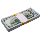 Money Prop - New Series $100 Full Print Stack Back - Dependable Expendables