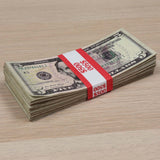 Money Prop - New Series $5 ✔️RealAged™ Full Print $500 Stack - Dependable Expendables