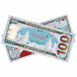 Money Prop - $100 Holiday Christmas New Year Bills - Dependable Expendables