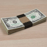 Money Prop 1990 Series $100 RealAged™ Bills Full Print $10,000 Stack - Dependable Expendables