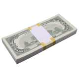 Money Prop - 1990 Series $100 Full Print Stack Back - Dependable Expendables