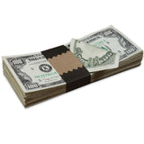 Money Prop 1990 Series $100 RealAged™ Full Print $10,000 Stack used in film, TV, advertising, music videos - Dependable Expendables
