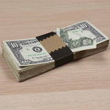 Money Prop - 1990 Series $10 ✔️RealAged™ $1,000 Stack - Dependable Expendables