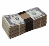 Money Prop - 1990 Series $10 ✔️RealAged™ $3,000 Stacks Bundle - Dependable Expendables