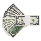 Money Prop - 1990 Series $2 Full Print $200 Stack - Dependable Expendables