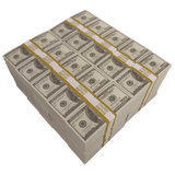 Money Prop - 2000 Series $100 Bills Full Print $1,000,000 Stacks Bundle - Dependable Expendables