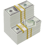 Money Prop - 2000 Series $100 Crisp $150,000 Full Print Stacks - Dependable Expendables