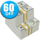 Money Prop - 2000 Series $100 Crisp $250,000 Full Print Stacks