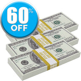 Money Prop - 2000 Series $100 Crisp $30,000 Full Print Stacks