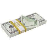 Money Prop - 2000 Series $100 Crisp $30,000 Full Print Stacks fold - Dependable Expendables