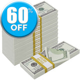 Money Prop - 2000 Series $100 Crisp Full Print $100,000 Stacks