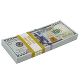 Money Prop - New Series $100 Crisp Security Band Full Print Stack - Dependable Expendables