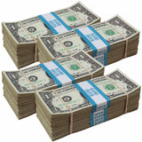 Money Prop - New Series $1 ✔️RealAged™ Full Print $1,200 Bundle Pack - Dependable Expendables