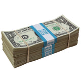 Money Prop - New Series $1 ✔️RealAged™ Full Print  $300 Band is perfect for film, TV, advertising, music videos, and more - Dependable Expendables