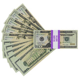 Money Prop - New Series $20 Crisp Full Print Bills Fan Out - Dependable Expendables