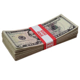 Money Prop - New Series $5 ✔️RealAged™ Full Print $500 Stack - Dependable Expendables