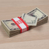 Money Prop - New Series $5 ✔️RealAged™ Full Print $500 Stack - Dependable Expendables