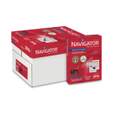 Navigator Premium Multipurpose Copy Paper, 97 Bright, 20lb Bond Weight, 8.5 x 11, White, 500/Ream, 10 Reams/Carton, 40 Cartons/Pallet - Dependable Expendables