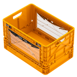 Orange SIDIOCrate Collapsible Full Size Crate - Dependable Expendables