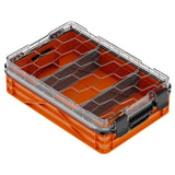 Orange SIDIOCrate Quarter Size Weather Resistant with Dividers - Dependable Expendables