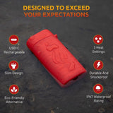 POWERPAW 502 IP67 Waterproof Rechargeable Electric Hand Warmer - Dependable Expendables