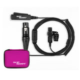 On Set Headsets Live Comms Pro with purple Case