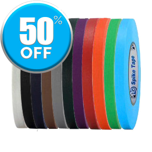 Pro Tapes® 1/2” Spike Gaff Tape (Various Colors) - Dependable Expendables