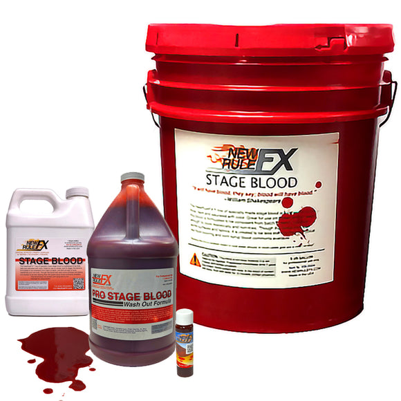 Pro stage blood for make up and art directing medical or horror scenes for television, film or live theater - Dependable Expendables