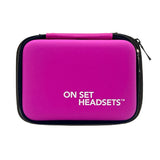 Purple On Set Headsets FilmPro travel case available at Dependable Expendables