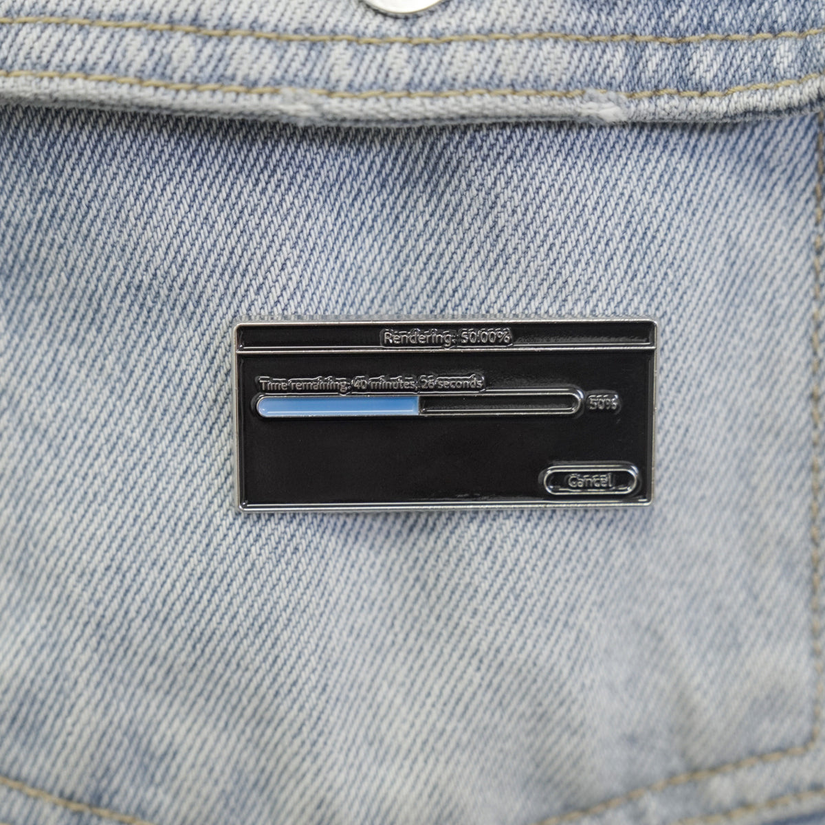 Render Bar Enamel Pin – Dependable Expendables