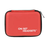 Red On Set Headsets FilmPro travel case available at Dependable Expendables
