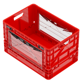 Red SIDIOCrate Collapsible Full Size Crate - Dependable Expendables