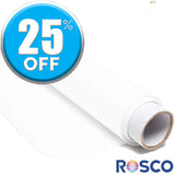 Rosco E-Colour #250 Half White Diffusion 48" x 25' Gel Roll is part of a comprehensive system of European color filters for film and video production.