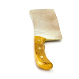 Rusty Foam Rubber Lightwood Handle Butcher's Cleaver Safe Stunt Prop - Dependable Expendables