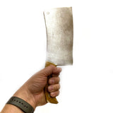 Rusty Foam Rubber Lightwood Handle Medium Butcher's Cleaver Safe Stunt Prop - Dependable Expendables