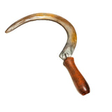 Rusty Head with Aged Handle Foam Rubber Hand Sickle Safe Stunt Prop - Dependable Expendables