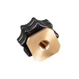 Rycote Brass Hot Shoe Adaptor Male 3/8 inch Threads - Dependable Expendables