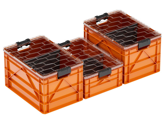SIDIOCrate Orange Starter Pack 2.0 perfect for storing film and photography gear - Dependable Expendables
