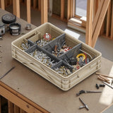 SIDIOCrate Tan Quarter Crate with dividers - Dependable Expendables