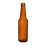 6 pack amber/brown soda/beer bottle 