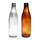 SMASHProps Clear and Amber Breakaway Vintage Coca Cola style Soda Bottle Prop - Dependable Expendables