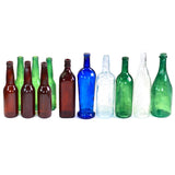 SMASHProps 12 Piece Sample Pack of Breakaway Bottle Props - Size / Color Variety - Dependable Expendables