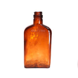 SMASHProps Amber Breakaway Half Pint Flask Bottle Television Film Prop - Dependable Expendables