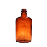 SMASHProps Amber Breakaway Half Pint Flask Bottle Television Film Prop - Dependable Expendables