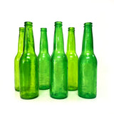 SMASHProps Breakaway Dark Green Soda Pop Beer Bottle Safe Stunt Prop 6 PACK - Dependable Expendables