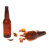 SMASHProps Breakaway Glass Beer or Soda Bottle Prop Amber Brown - Dependable Expendables